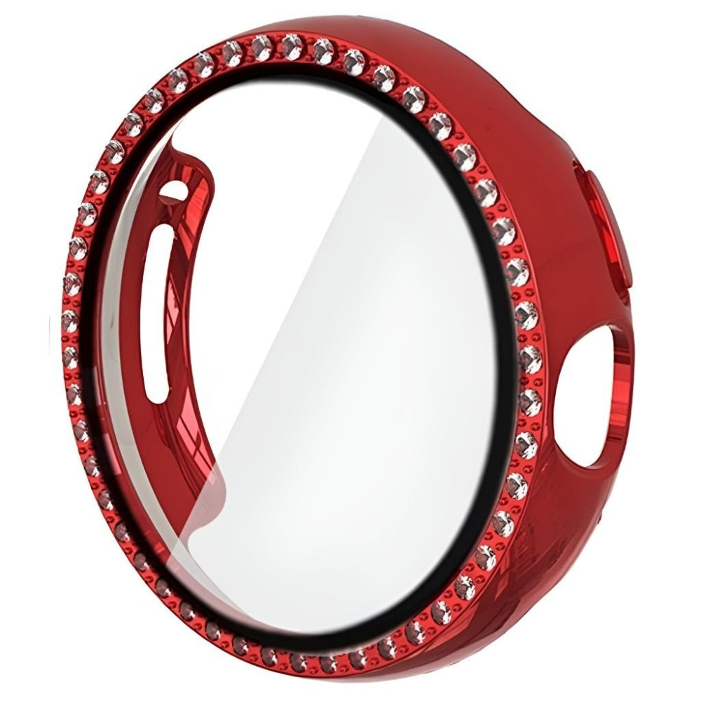 Rupes Screen Protector With Full Bling Diamond Frame for Google Pixel Watch - Astra Straps