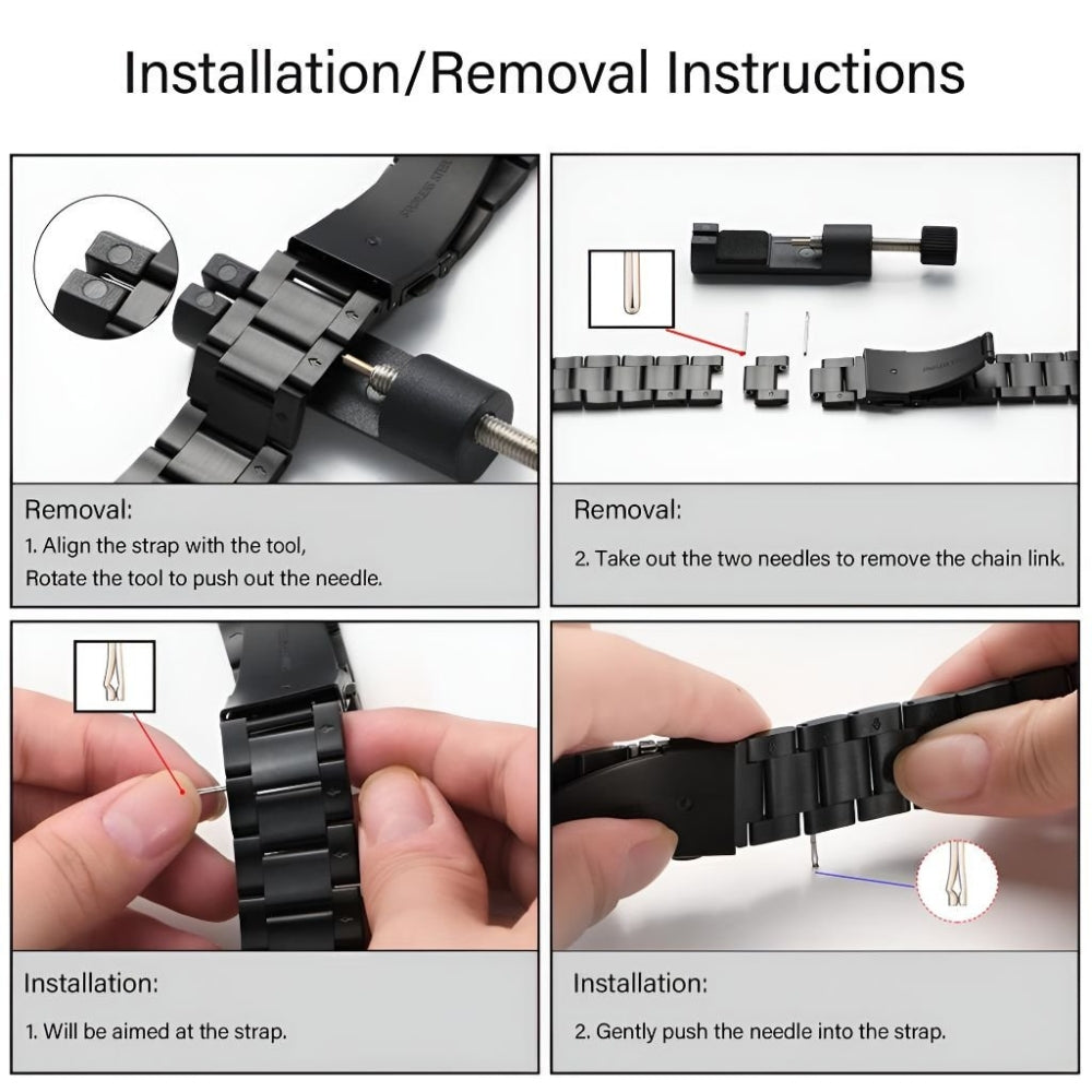 Zoe Thin Metal Band - Astra Straps