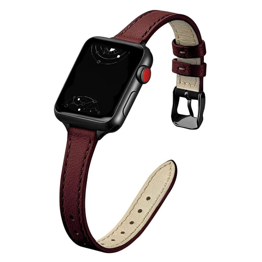 Aurum Slim Leather Band