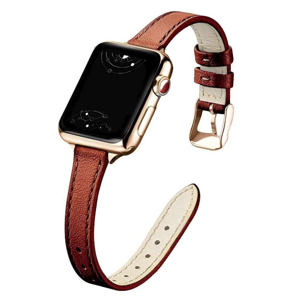 Aurum Slim Leather Band