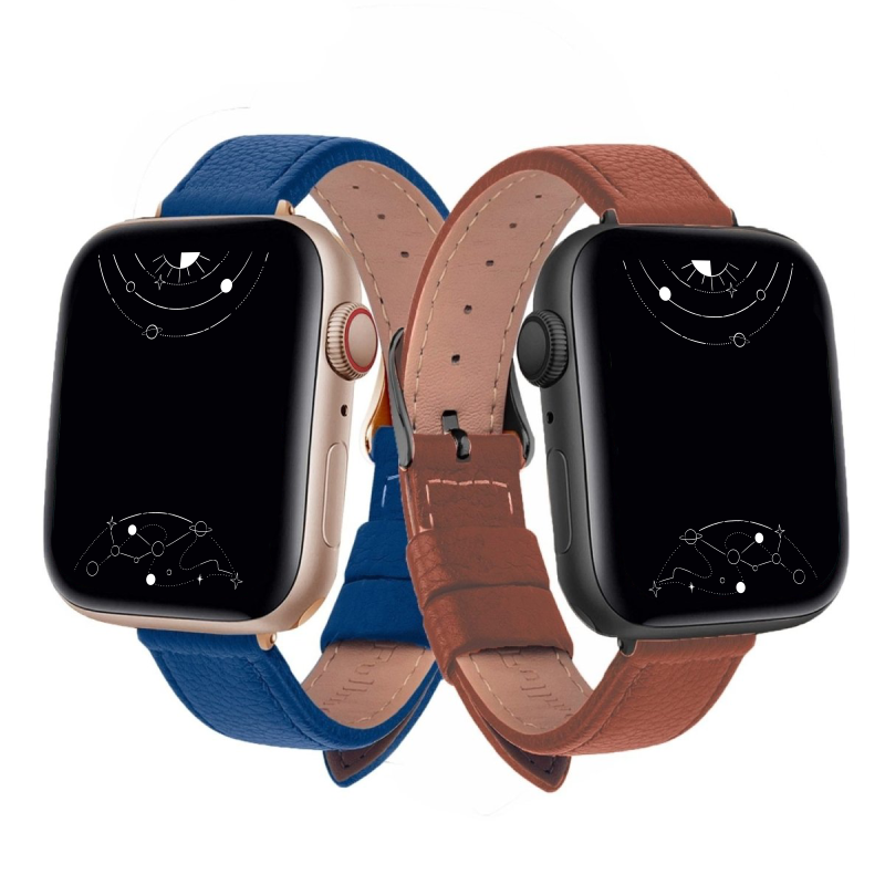 Aurum Slim Leather Band