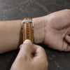 Ferronix Genuine Leather Metal Band