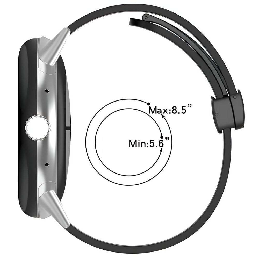 Nemoris Silicone Magnetic Sports Band For Google Pixel Watch