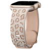 Obvius Silicone Band With Engraved Leopard Pattern