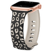 Obvius Silicone Band With Engraved Leopard Pattern