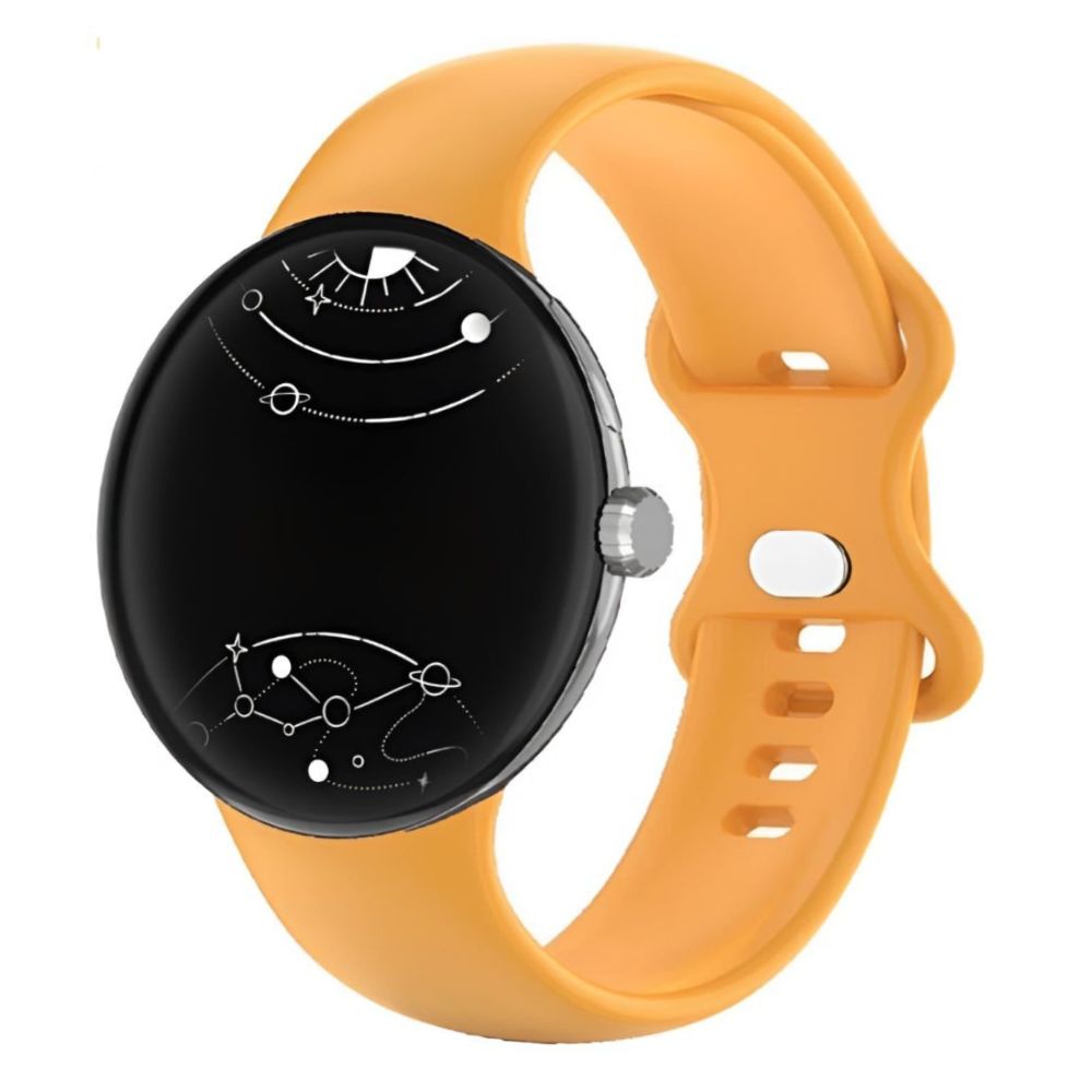 Amavi No Gap Silicone Sports Band For Google Pixel Watch