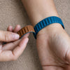 Vistel Slim Leather Link Band