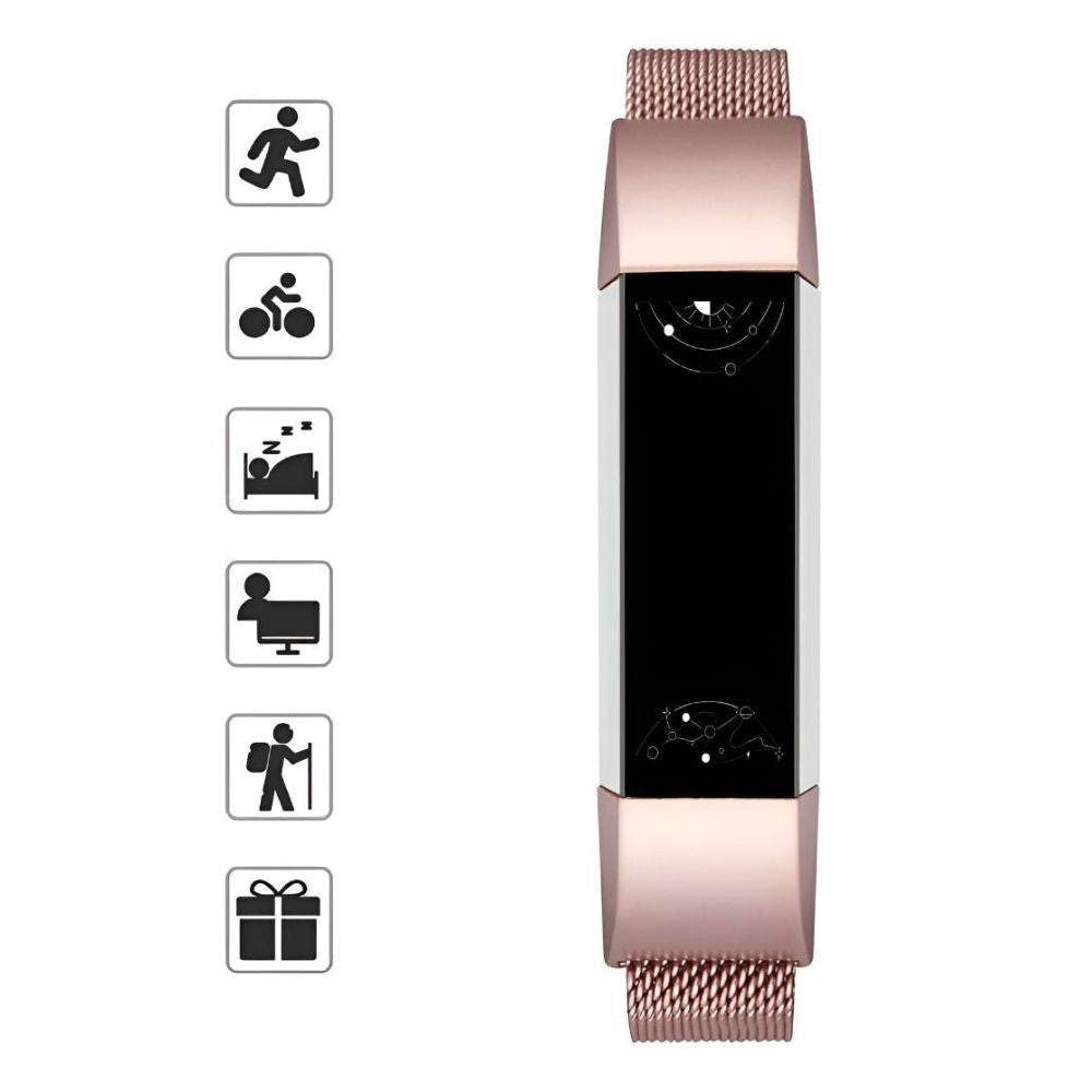 Bracelet Fitbit Alta en Cuir Rose Blush Small - Accessoires bracelet et Bracelet Fitbit Alta en Cuir Rose Blush Small - Accessoires bracelet et