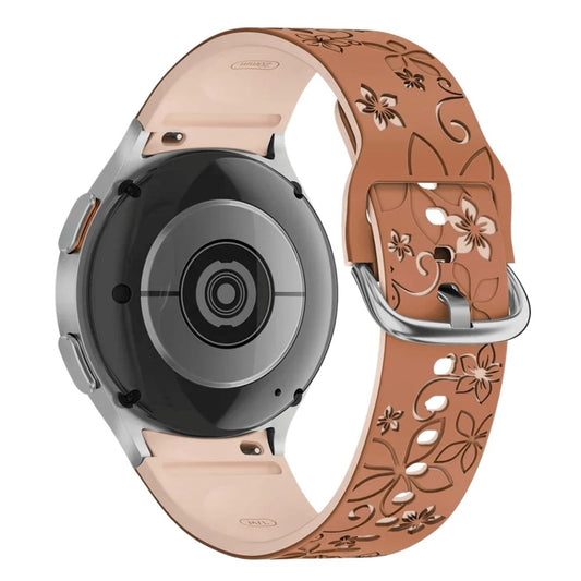 Bene Engraved Floral Silicone Galaxy Band