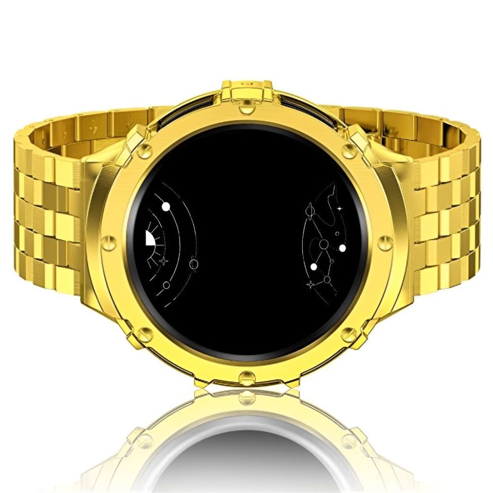 Carui Stainless Steel Band With Case for Galaxy Watch 5 Pro