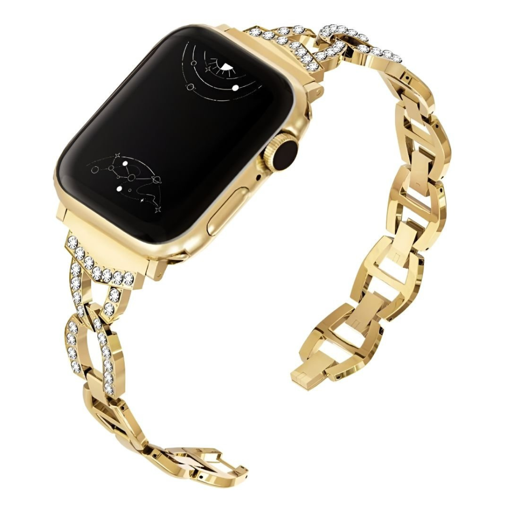 Decorus Slim Diamond Stainless Steel Band - Astra Straps