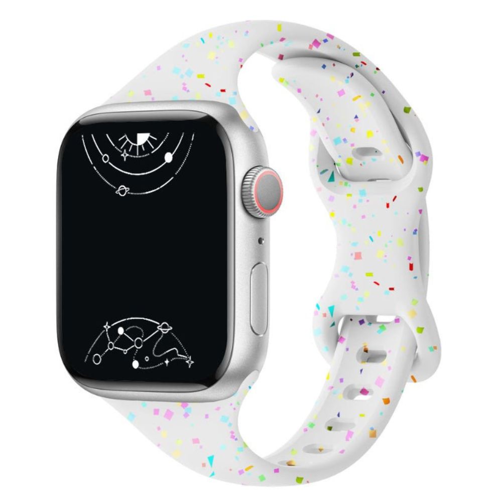 Demitto Slim Printed Silicone Band - Astra Straps