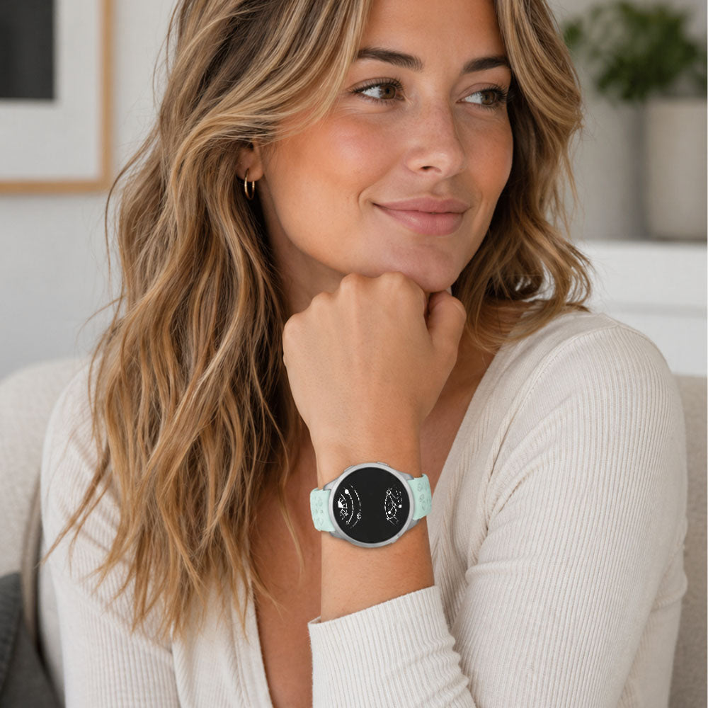 Diruo Engraved Leopard Silicone Band For Galaxy Watch 8 - Astra Straps