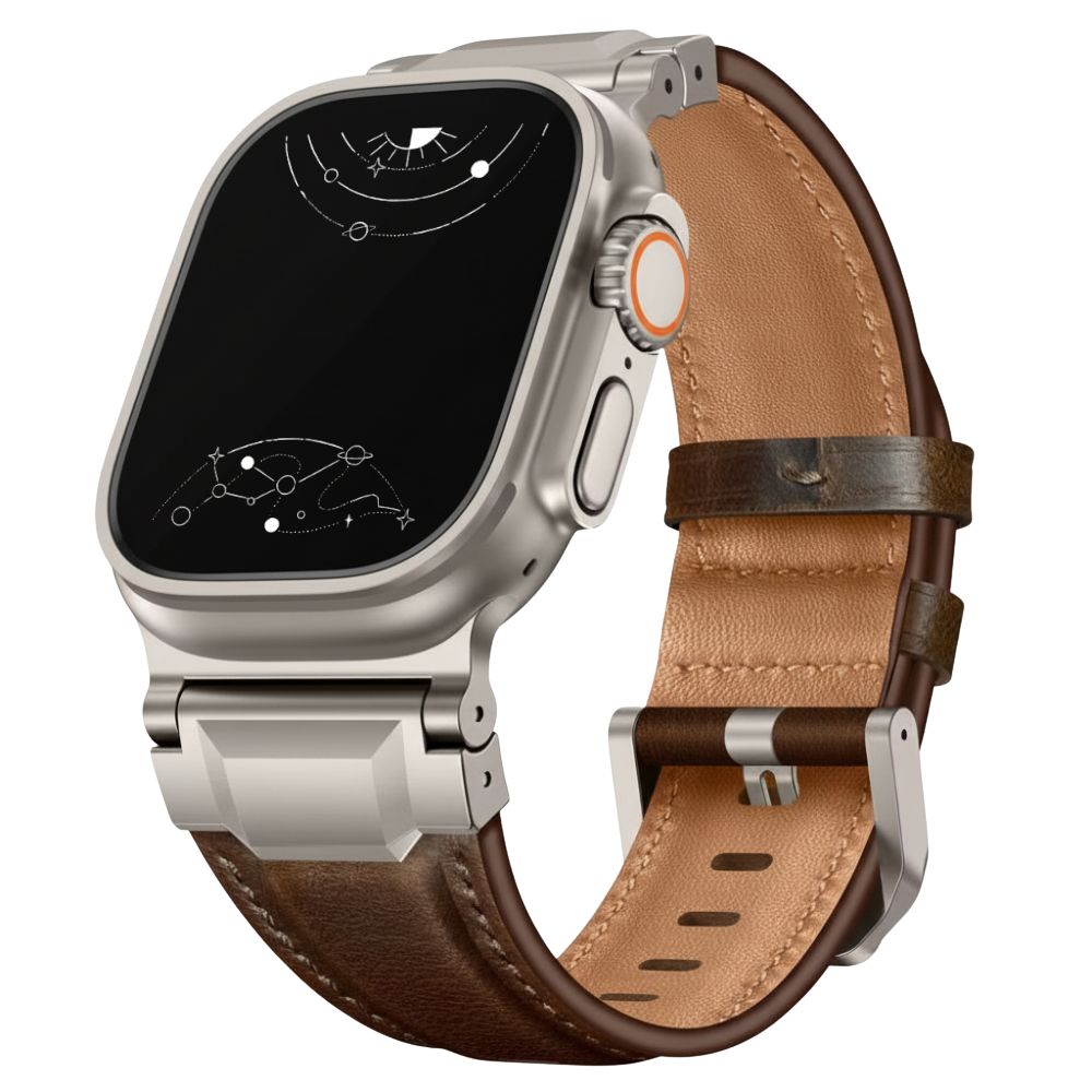 Ferronix Genuine Leather Metal Band - Astra Straps