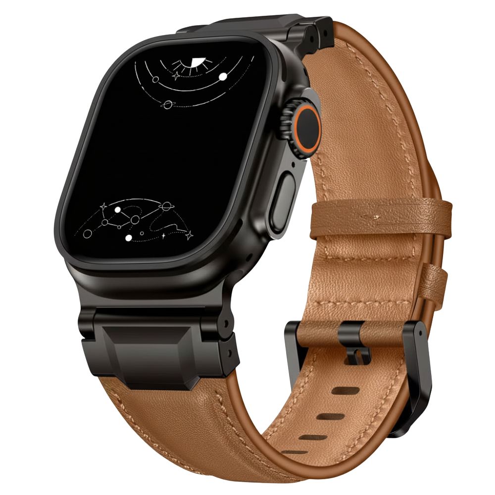 Ferronix Genuine Leather Metal Band - Astra Straps