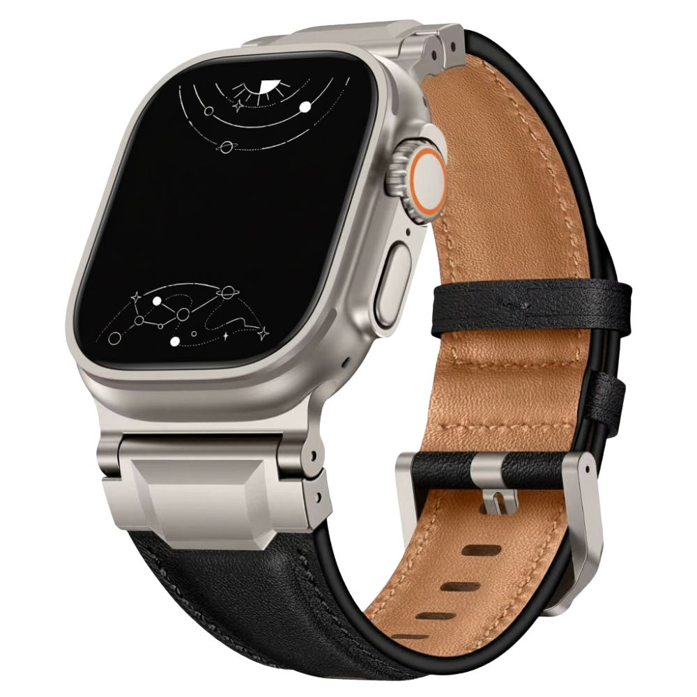Ferronix Genuine Leather Metal Band - Astra Straps