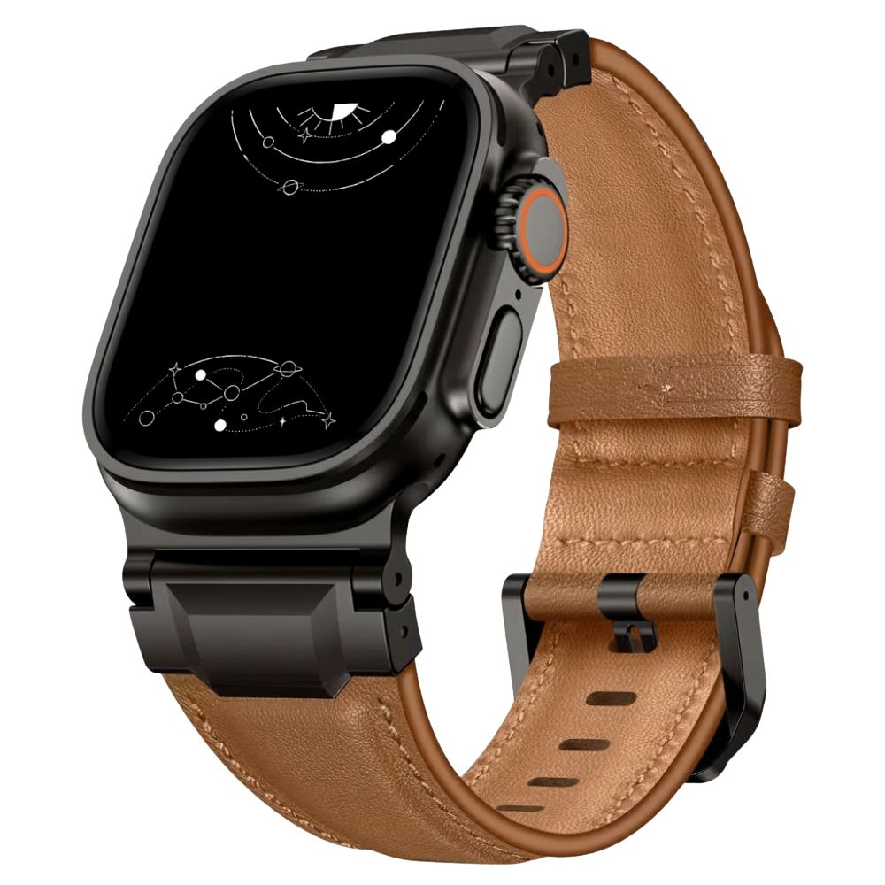 Ferronix Genuine Leather Metal Band - Astra Straps
