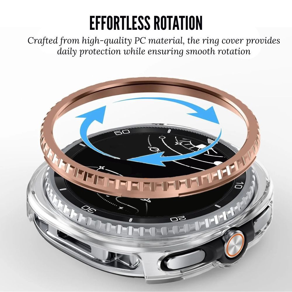 Laetans Bezel Bumper Galaxy Watch Case with Glass Screen Protector - Astra Straps