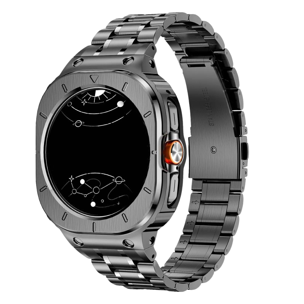 Laudo Stainless Steel Band With Case for Galaxy Watch Ultran - Astra Straps