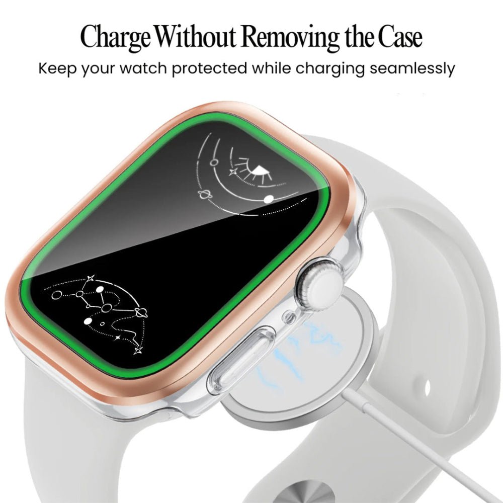 Sive Tempered Glass Metal Apple Watch Case - Astra Straps