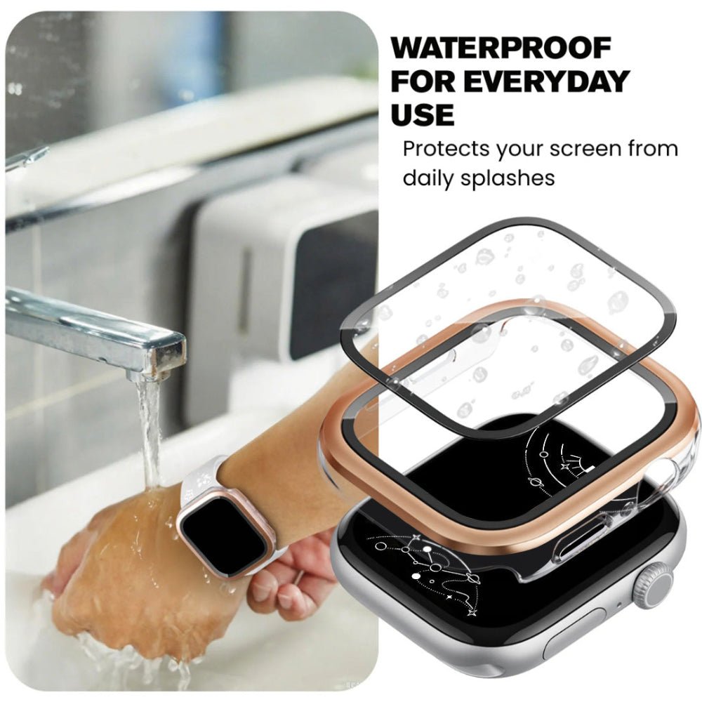 Sive Tempered Glass Metal Apple Watch Case - Astra Straps