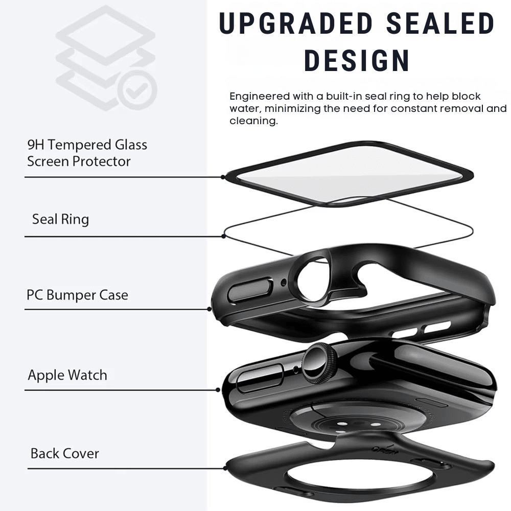 Tegrix 360 Full Body Protective Apple Watch Case - Astra Straps