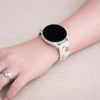 Teneo Engraved Floral Silicone Galaxy Band - Astra Straps